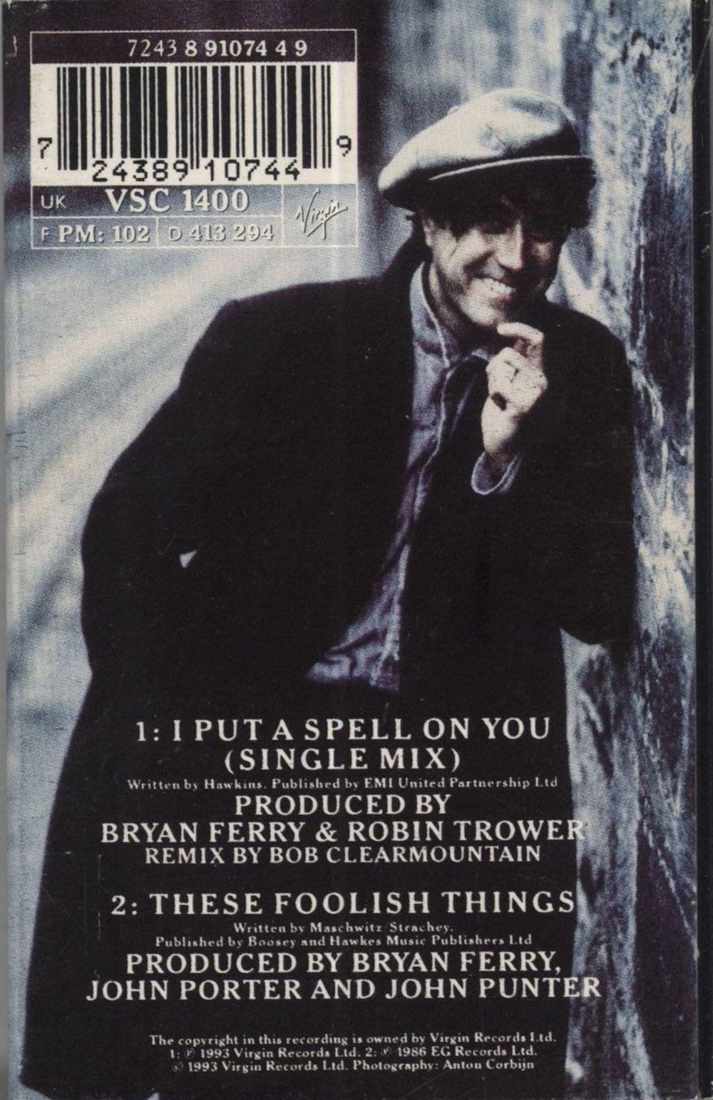 Bryan Ferry I Put A Spell On You UK cassette single 724389107449