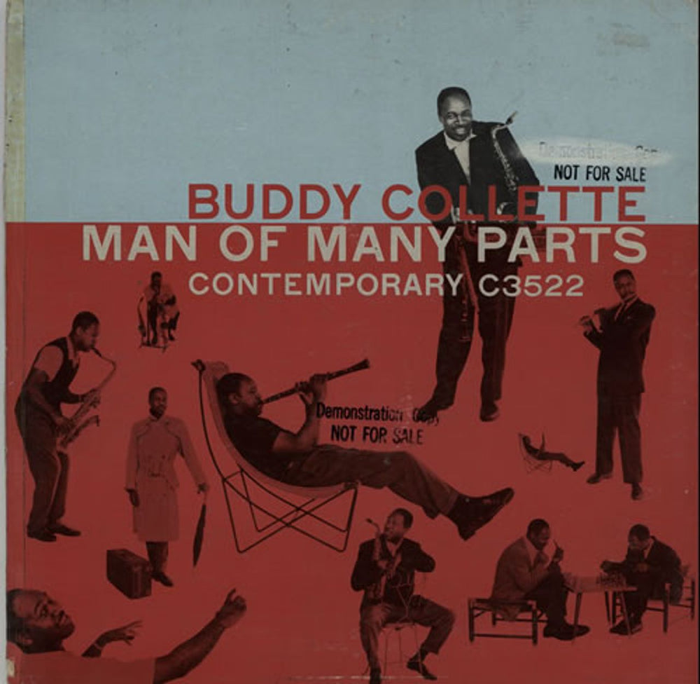 Buddy Collette Man Of Many Parts - Sample US Promo vinyl LP album (LP record) C3522