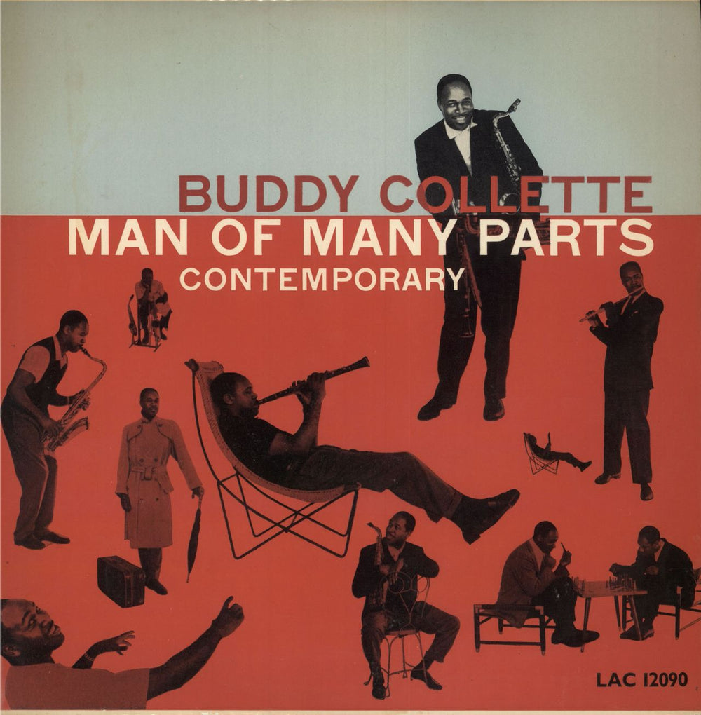 Buddy Collette Man Of Many Parts UK vinyl LP album (LP record) LAC12090