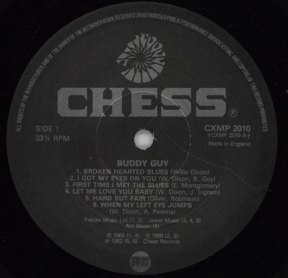 Buddy Guy Chess Masters - price stickered p/s UK vinyl LP album (LP record) BGYLPCH826008