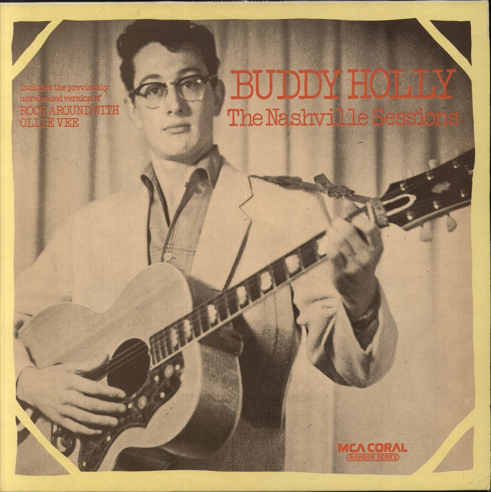 Buddy Holly The Nashville Sessions UK vinyl LP album (LP record) CDLM8038