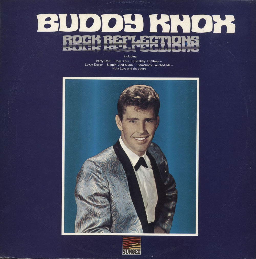 Buddy Knox Rock Reflections - Textured sleeve UK vinyl LP album (LP record) SLS50206