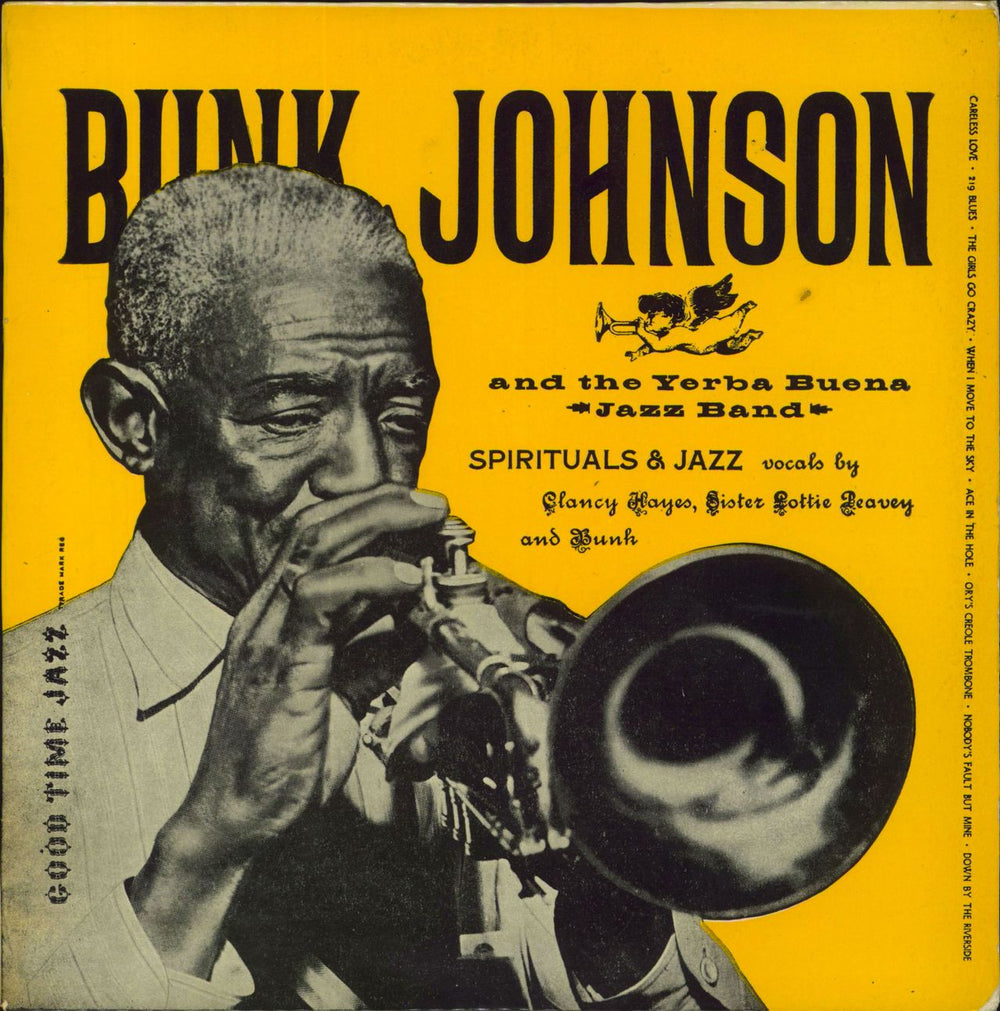 Bunk Johnson Spirituals And Jazz UK 10" vinyl single (10 inch record) LDG110