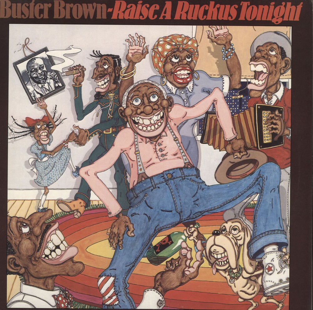 Buster Brown Raise A Ruckus Tonight UK vinyl LP album (LP record) DJM22037