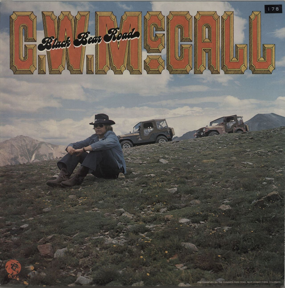 C.W. McCall Black Bear Road UK vinyl LP album (LP record) 2315354