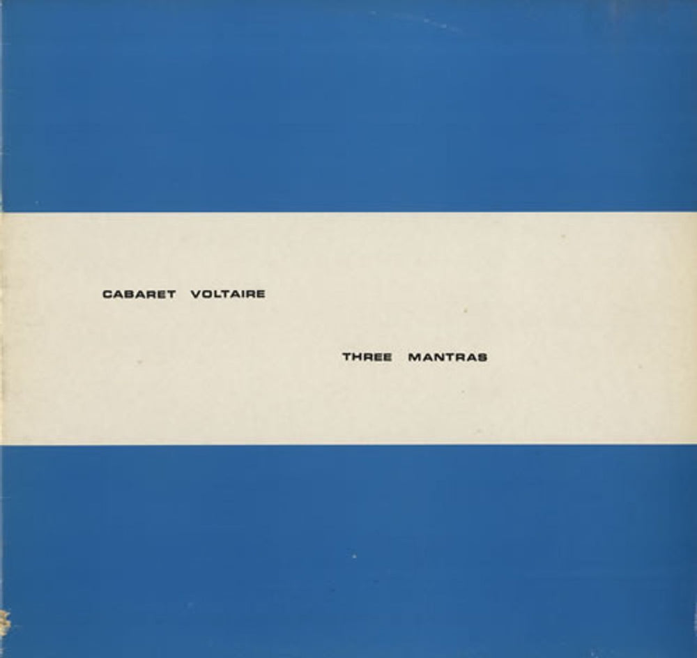 Cabaret Voltaire Three Mantras UK 12" vinyl single (12 inch record / Maxi-single) RT038