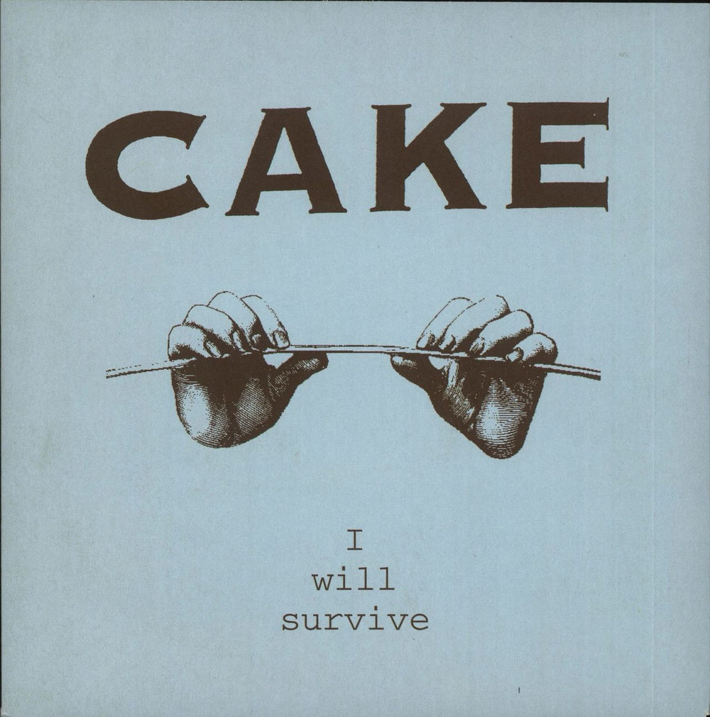 Cake I Will Survive + Insert UK 7" vinyl single (7 inch record / 45) 574470-7