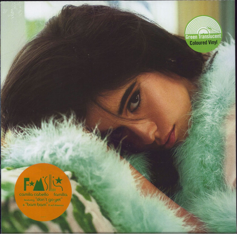 Camila Cabello Familia - Green Vinyl - Sealed UK vinyl LP album (LP record) 19658709351