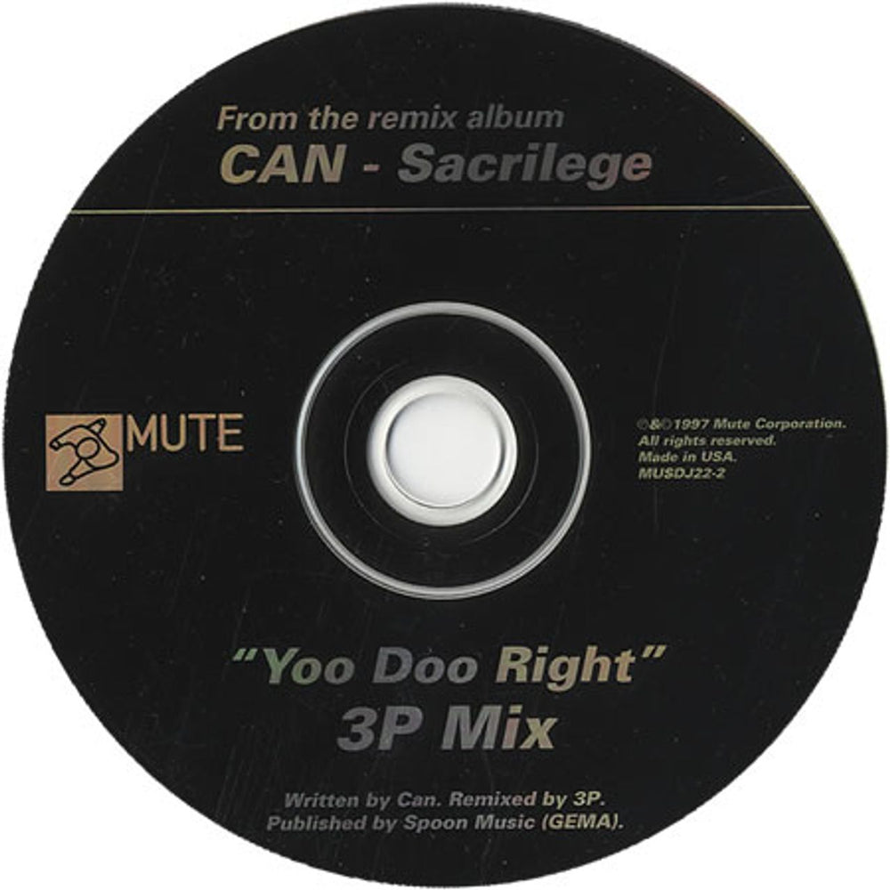 Can Yoo Doo Right US Promo CD single (CD5 / 5") MUSDJ22-2