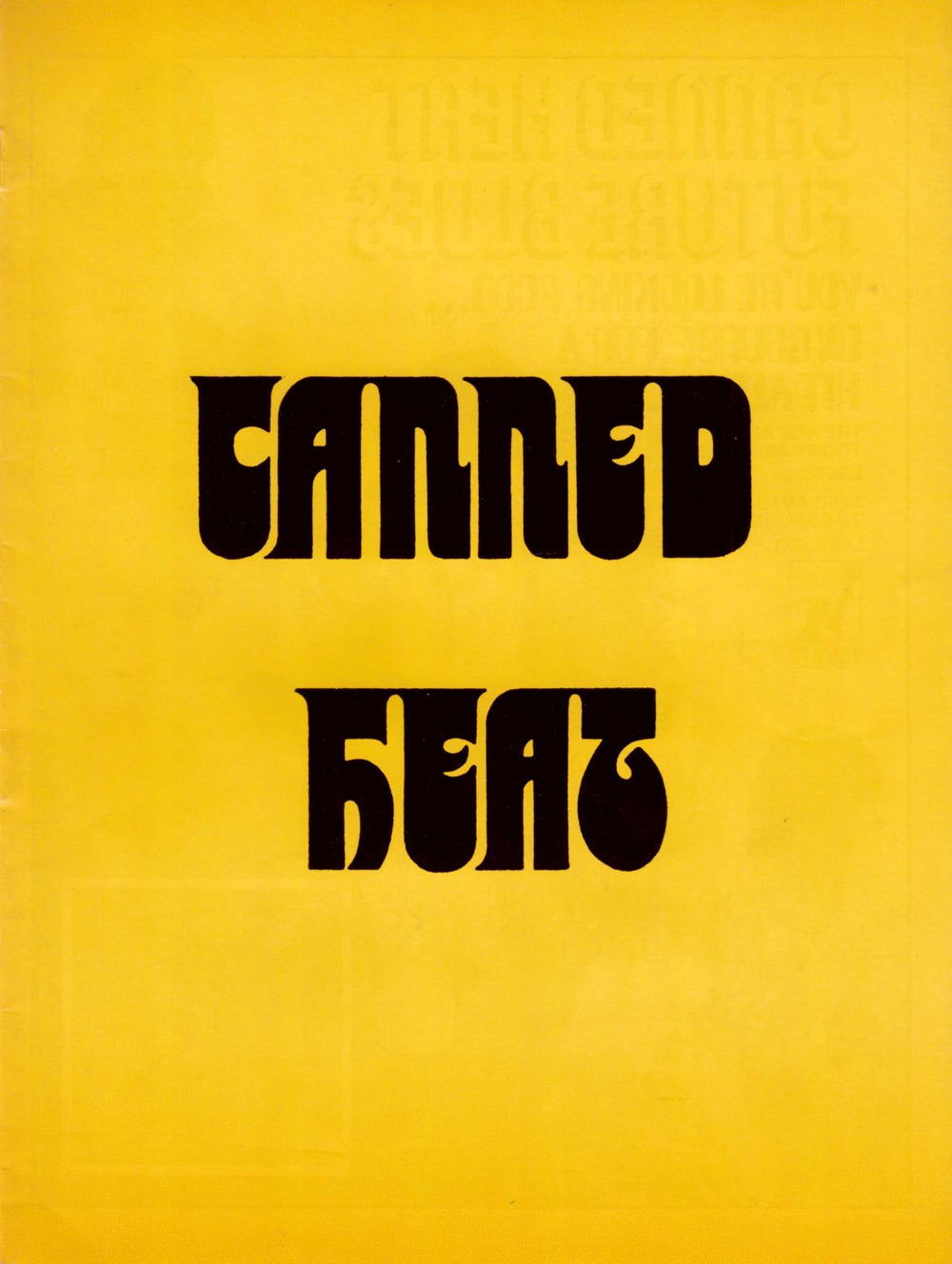 Canned Heat In Concert + Ticket Stub UK tour programme CONCERT PROGRAMMER