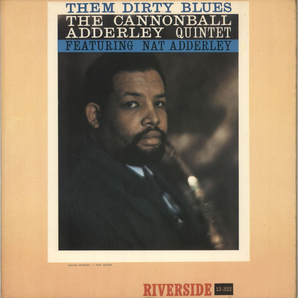 Cannonball Adderley Them Dirty Blues UK vinyl LP album (LP record) RLP12-322