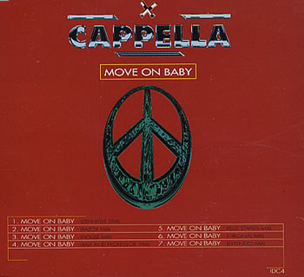 Cappella Move On Baby UK CD single (CD5 / 5") IDC4