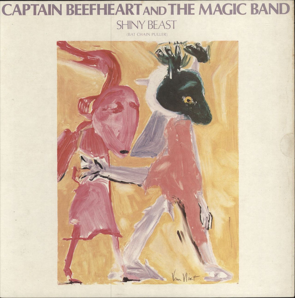 Captain Beefheart & Magic Band Shiny Beast (Bat Chain Puller) + Inner UK vinyl LP album (LP record) V2149