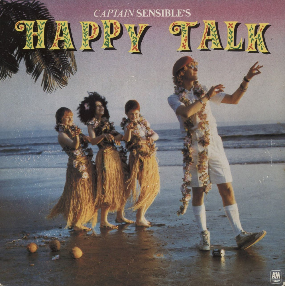 Captain Sensible Happy Talk - P/S UK 7" vinyl single (7 inch record / 45) CAP1