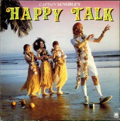 Captain Sensible Happy Talk - P/S UK 7" vinyl single (7 inch record / 45) CAP1