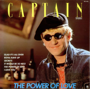 Captain Sensible The Power Of Love - Promo Stamp UK vinyl LP album (LP record) CSELPTH229099