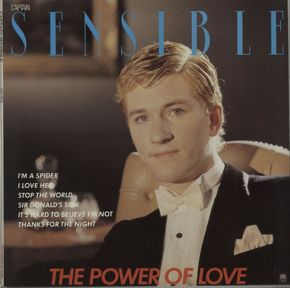 Captain Sensible The Power Of Love UK vinyl LP album (LP record) AMLX68561