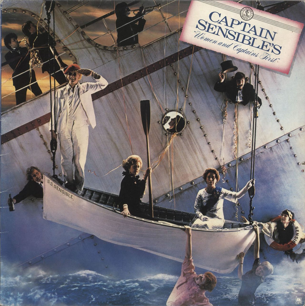 Captain Sensible Women And Captains First UK vinyl LP album (LP record) AMLH68548