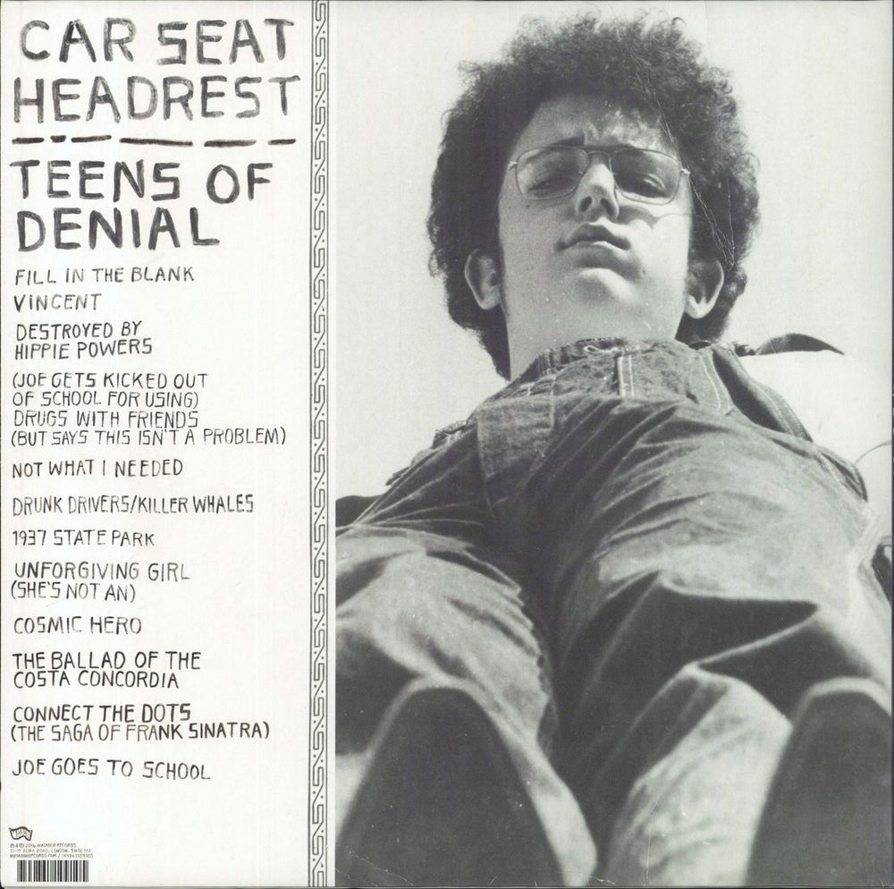 Car Seat Headrest Teens Of Denial UK 2-LP vinyl record set (Double LP Album)