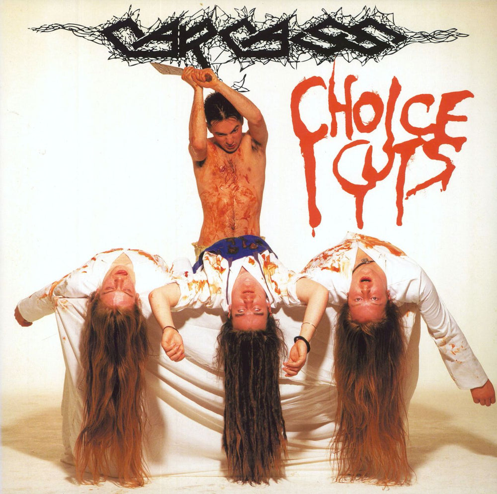 Carcass Choice Cuts - Red Vinyl UK 2-LP vinyl record set (Double LP Album) MOSH220LP