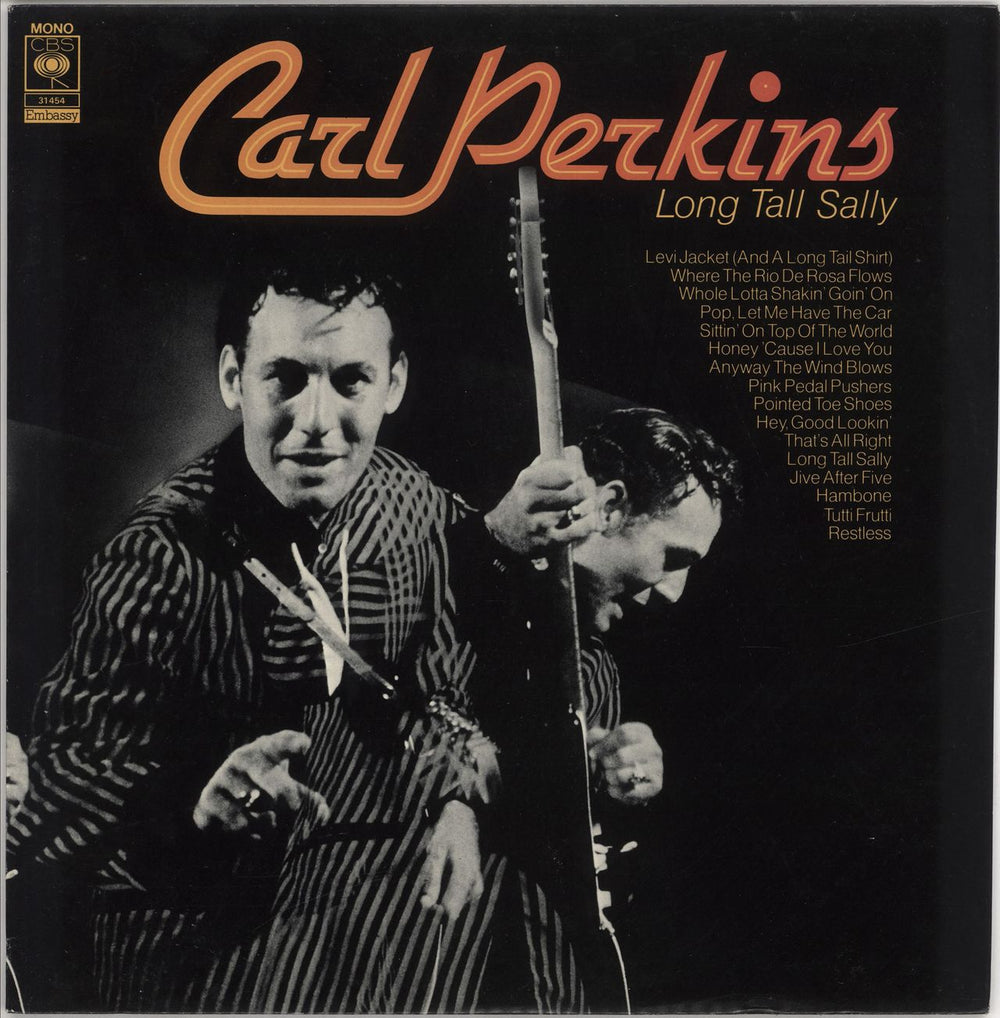 Carl Perkins (R&R) Long Tall Sally UK vinyl LP album (LP record) 31454