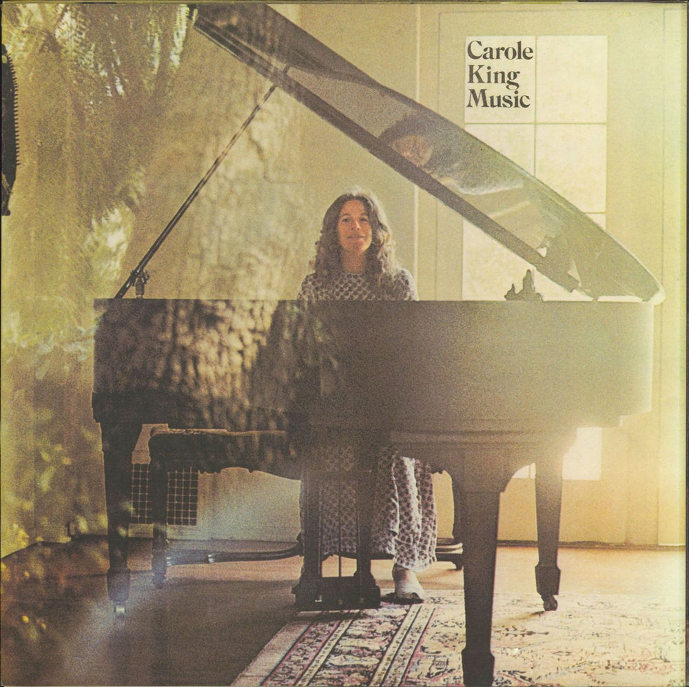 Carole King Carole King Music - 2nd - Red Vinyl UK vinyl LP album (LP record) AMLH67013