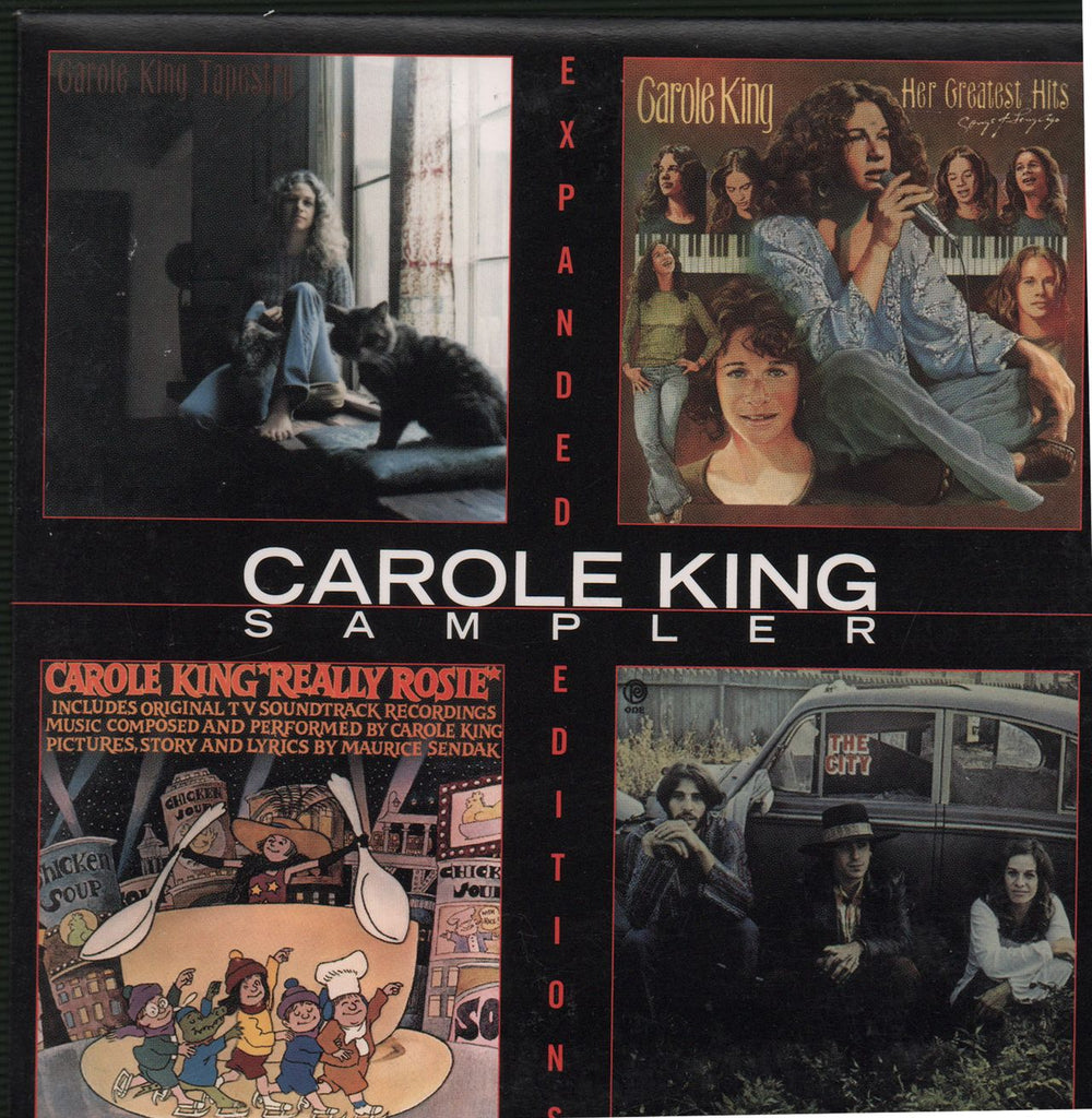 Carole King Expanded Editions Sampler US Promo CD album (CDLP) ESK40204