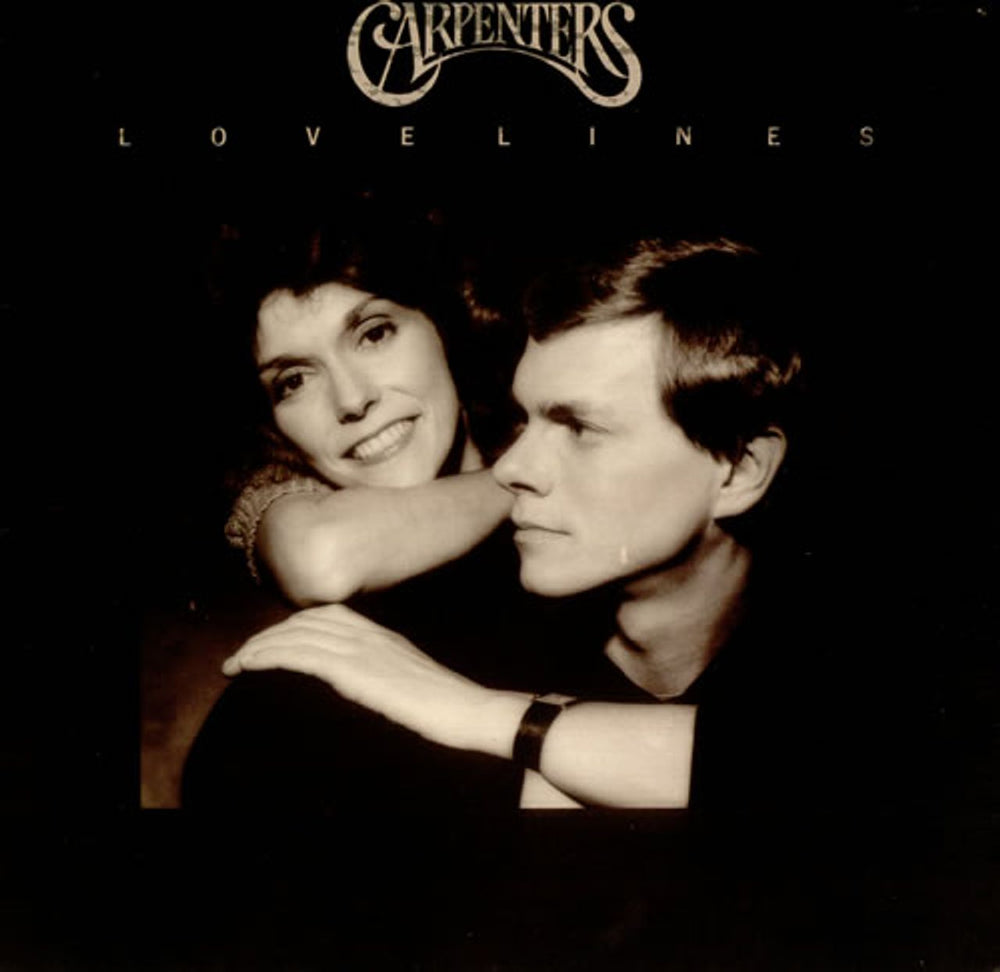 Carpenters Lovelines UK vinyl LP album (LP record) AMA3931