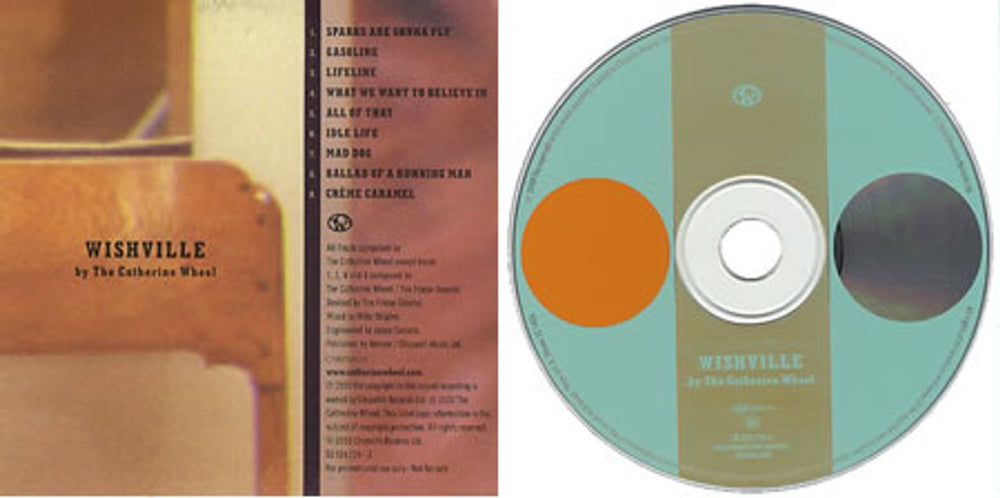 Catherine Wheel Wishville UK Promo CD album (CDLP) CTHCDWI162983