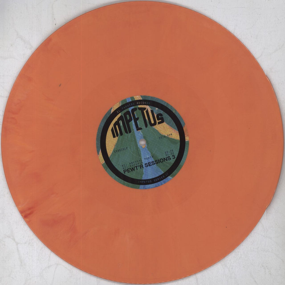 Causa Sui Pewt'r Sessions 3 - Marbled Orange Vinyl Danish vinyl LP album (LP record) 5VZLPPE823549