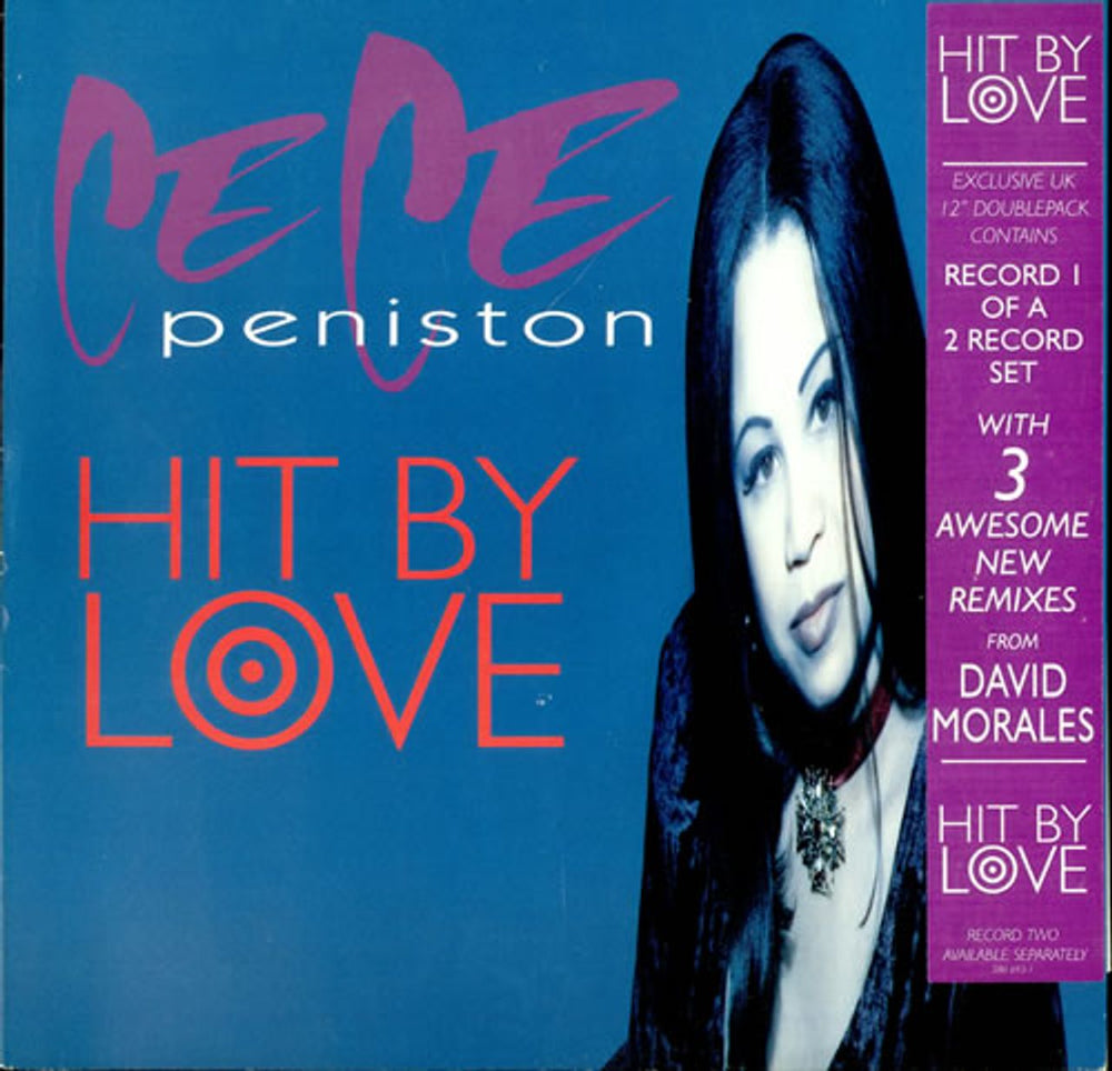 Ce Ce Peniston Hit By Love UK 12" vinyl single (12 inch record / Maxi-single) POL122