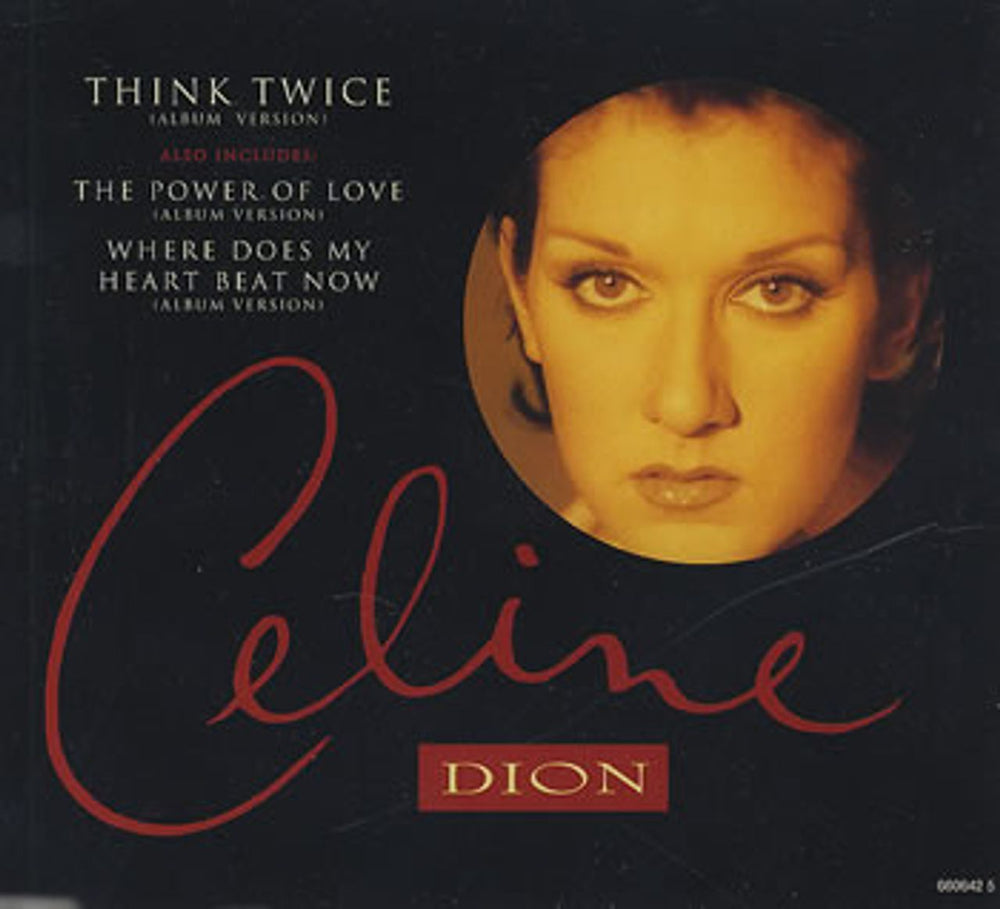 Celine Dion Think Twice UK CD single (CD5 / 5") 6606425