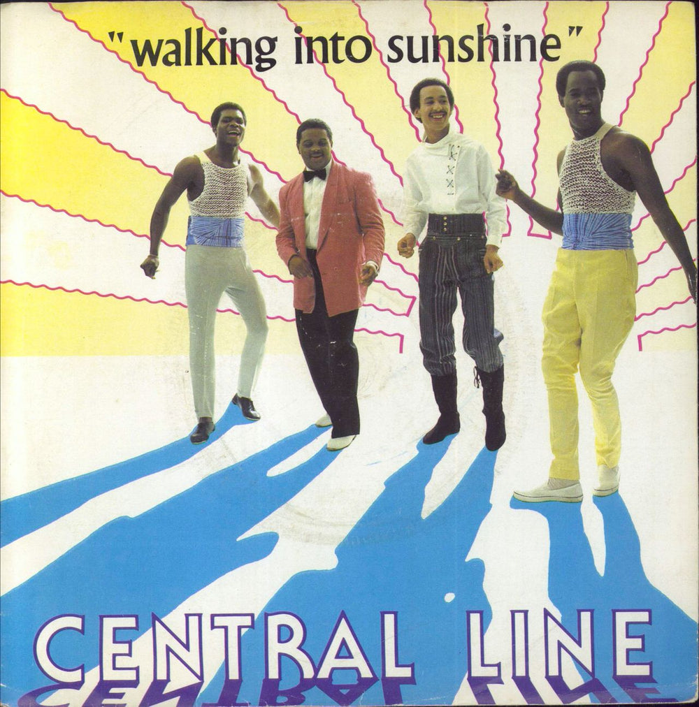 Central Line Walking Into Sunshine + P/S UK 7" vinyl single (7 inch record / 45) MER78