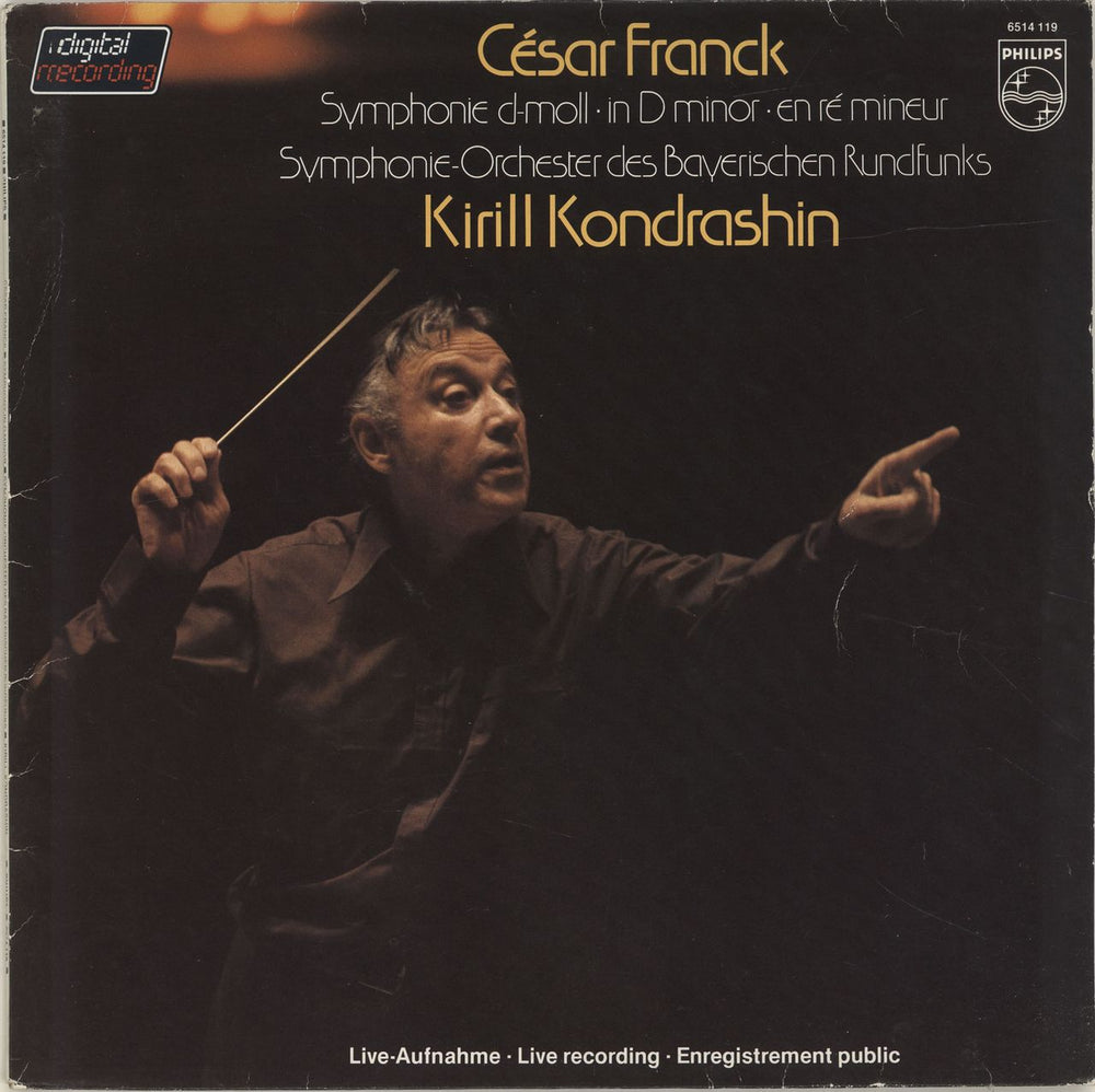 César Franck César Franck: Symphonie D-moll Dutch vinyl LP album (LP record) 6514119