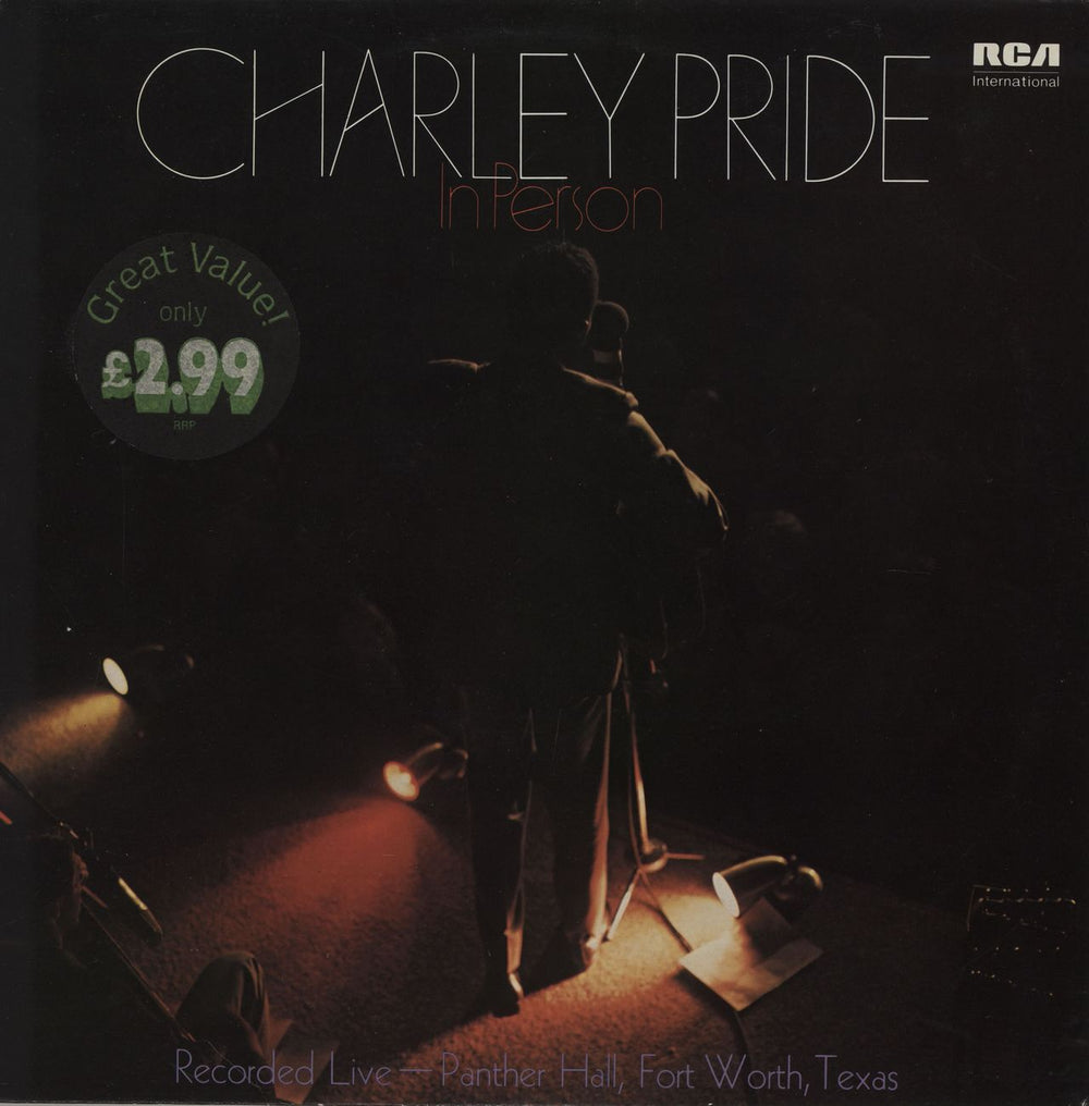 Charley Pride In Person UK vinyl LP album (LP record) INTS5026