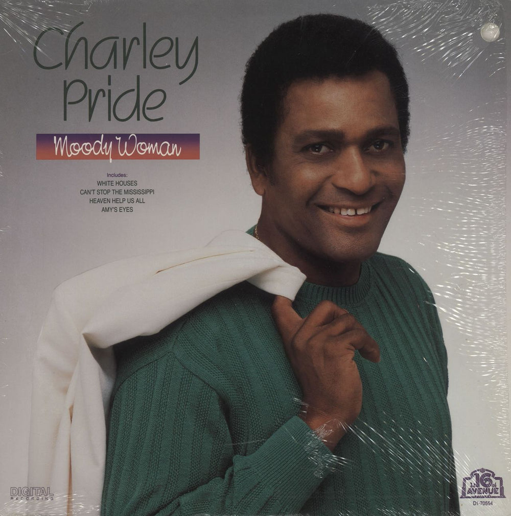 Charley Pride Moody Woman US vinyl LP album (LP record) D1-70554