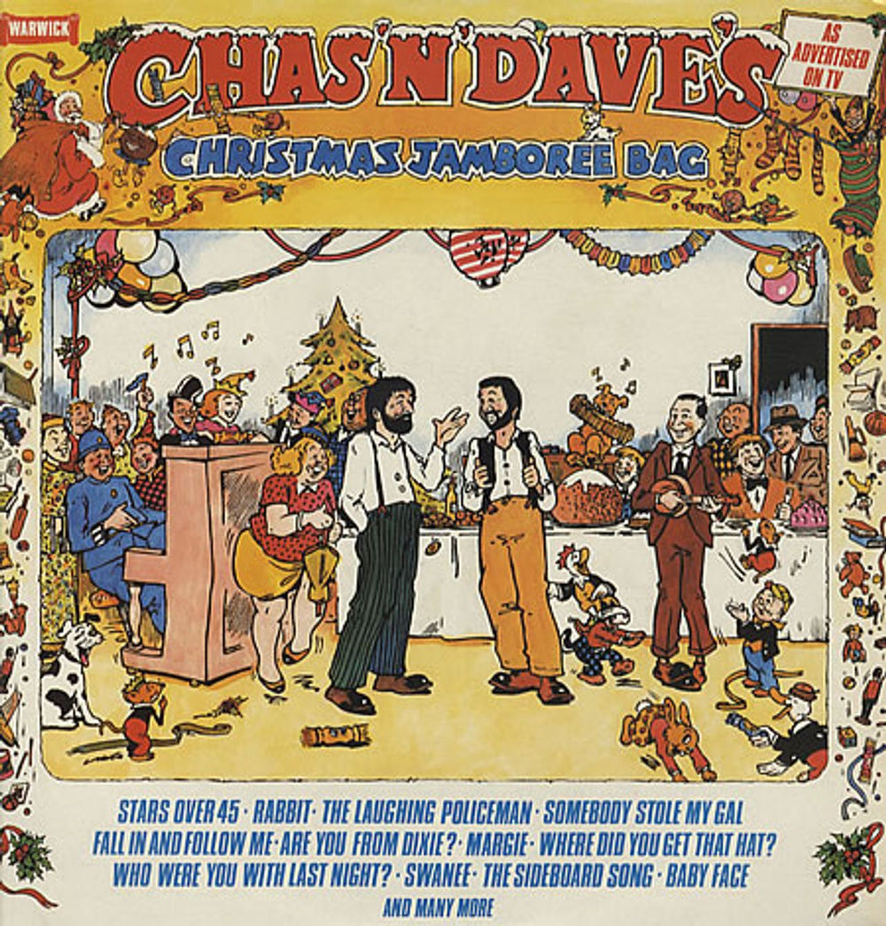 Chas & Dave Christmas Jamboree Bag UK vinyl LP album (LP record) WW5116