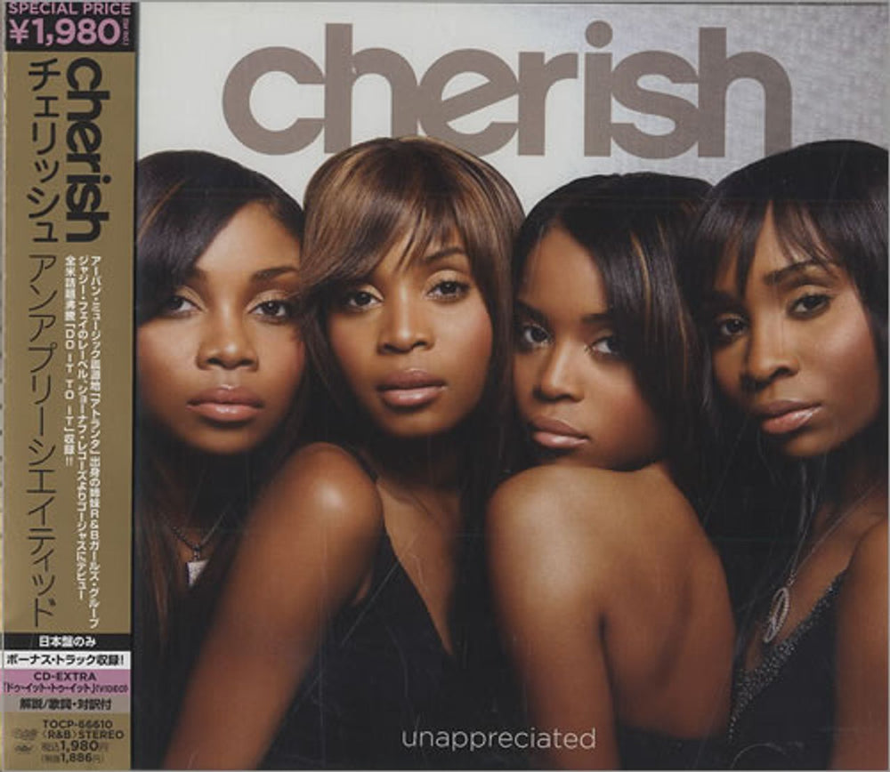 Cherish Unappreciated Japanese Promo CD album (CDLP) TOCP-66610