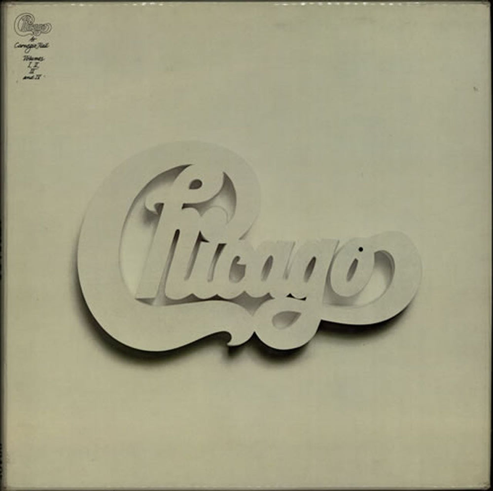 Chicago Chicago At Carnegie Hall UK Vinyl Box Set 66405