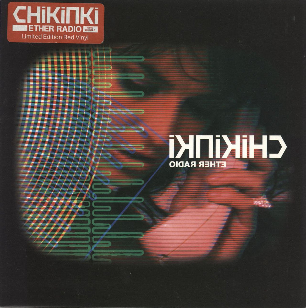 Chikinki Ether Radio - Red Vinyl UK 7" vinyl single (7 inch record / 45) IS860