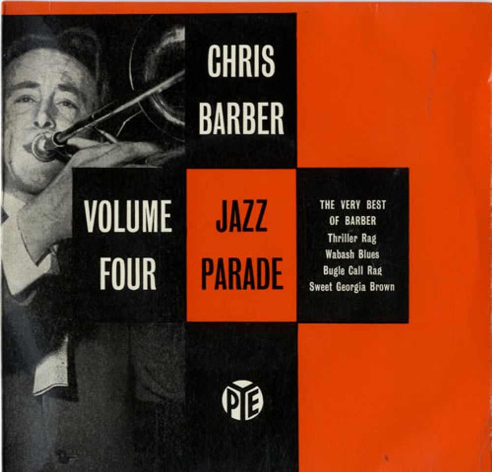 Chris Barber Chris Barber Jazz Parade Volume Four EP UK 7" vinyl single (7 inch record / 45) NJE1076