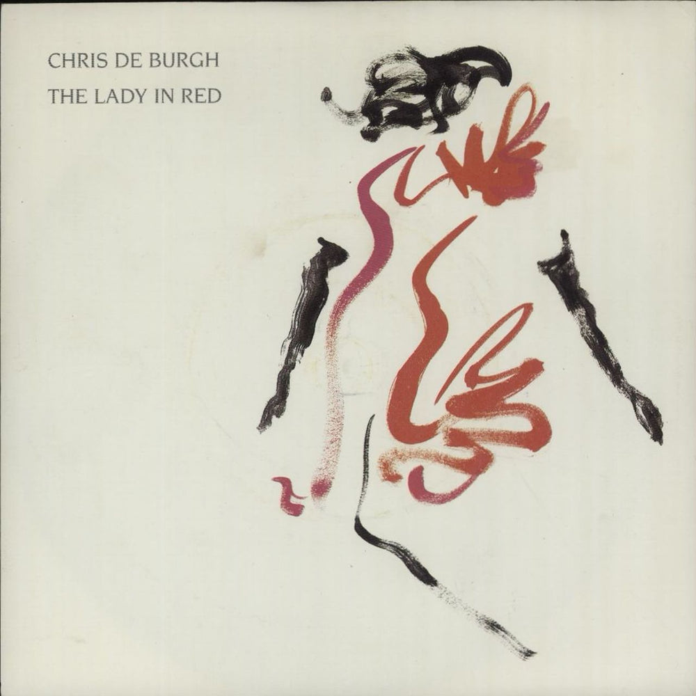 Chris De Burgh The Lady In Red UK 7" vinyl single (7 inch record / 45) AM331