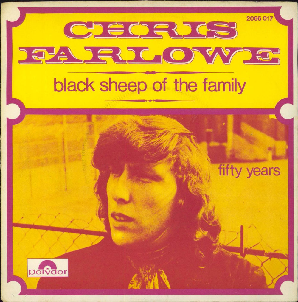 Chris Farlowe Black Sheep Of The Family French 7" vinyl single (7 inch record / 45) 2066017