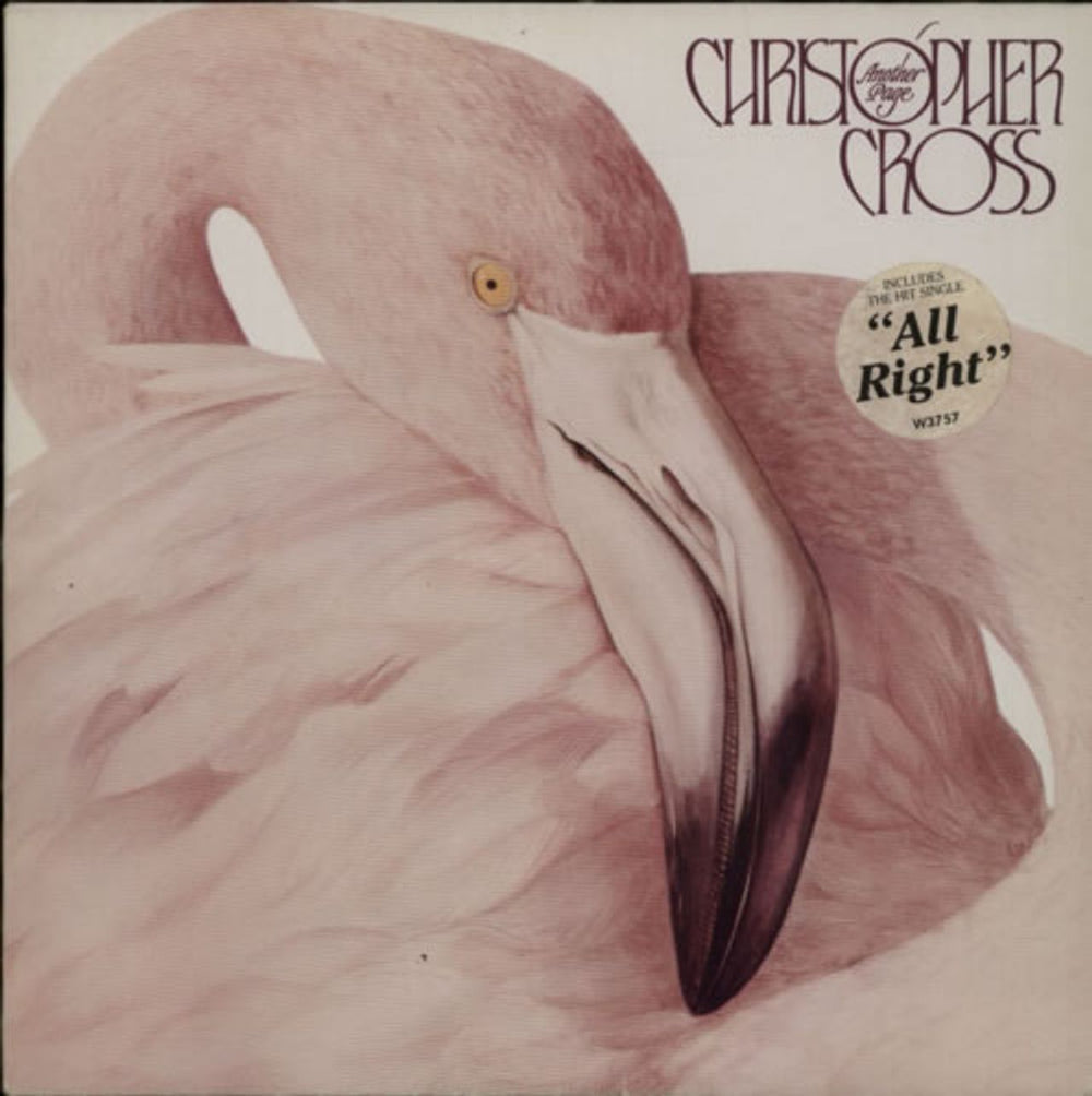 Christopher Cross Another Page - Stickered Sleeve German vinyl LP album (LP record) 92.3757-1