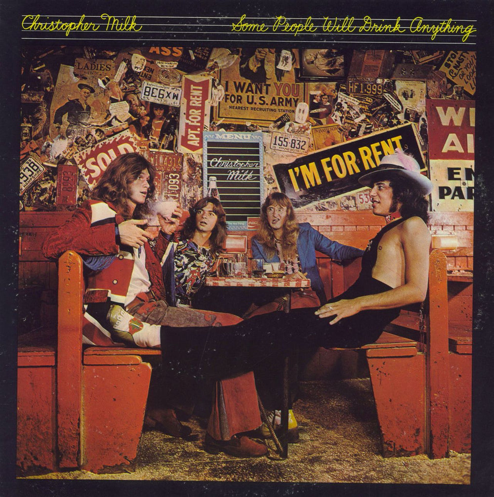 Christopher Milk Some People Will Drink Anything US vinyl LP album (LP record) MS2111