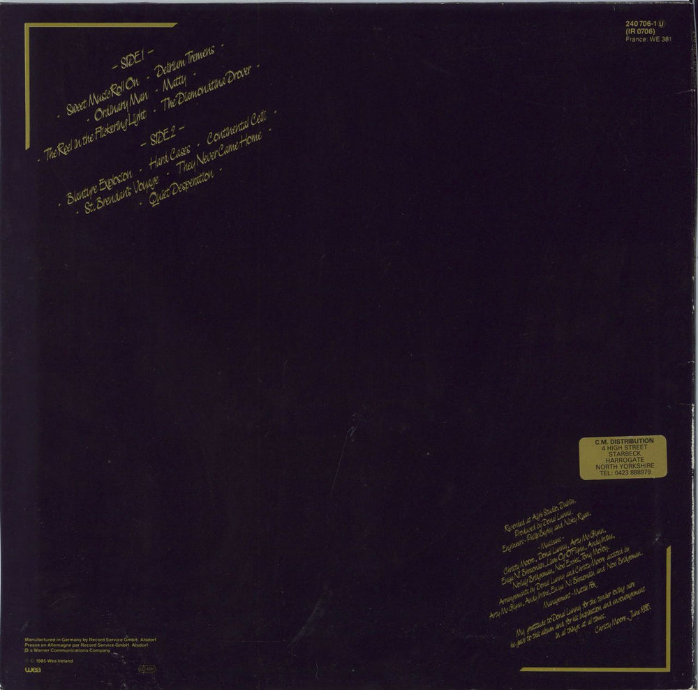 Christy Moore Ordinary Man Irish vinyl LP album (LP record)