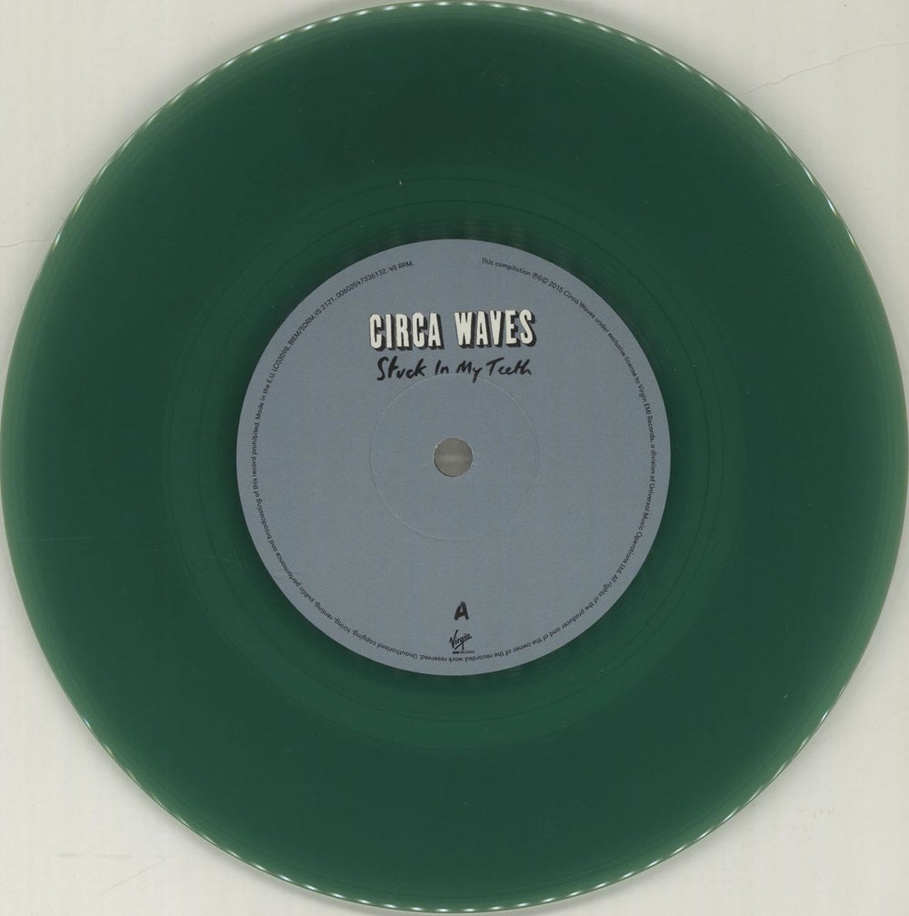 Circa Waves Stuck In My Life - Green Vinyl UK 7" vinyl single (7 inch record / 45) G8U07ST680496