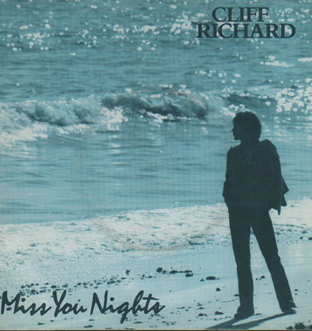 Cliff Richard Miss You Nights - P/S UK 7" vinyl single (7 inch record / 45) EMI2376