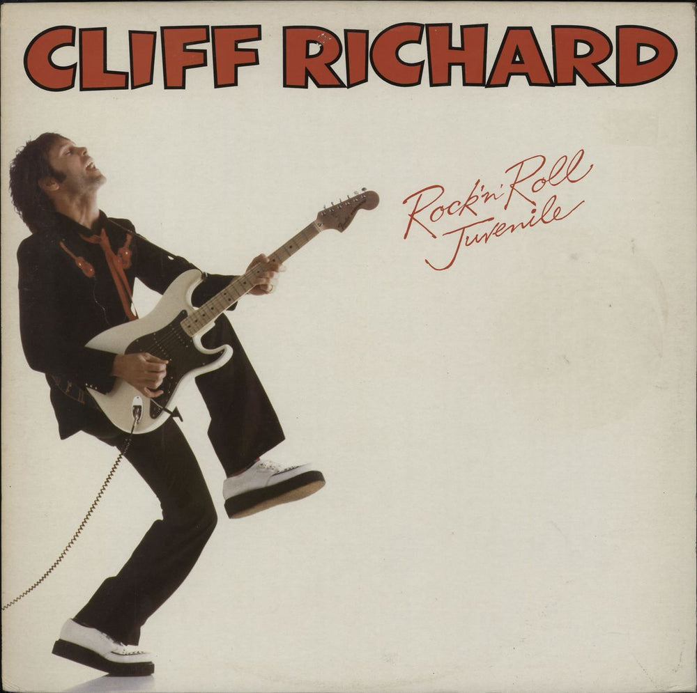 Cliff Richard Rock 'n' Roll Juvenile + Merchandise insert UK vinyl LP album (LP record) EMC3307