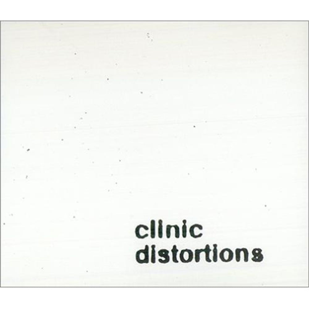 Clinic Distortions UK Promo CD single (CD5 / 5") RUG108CDP